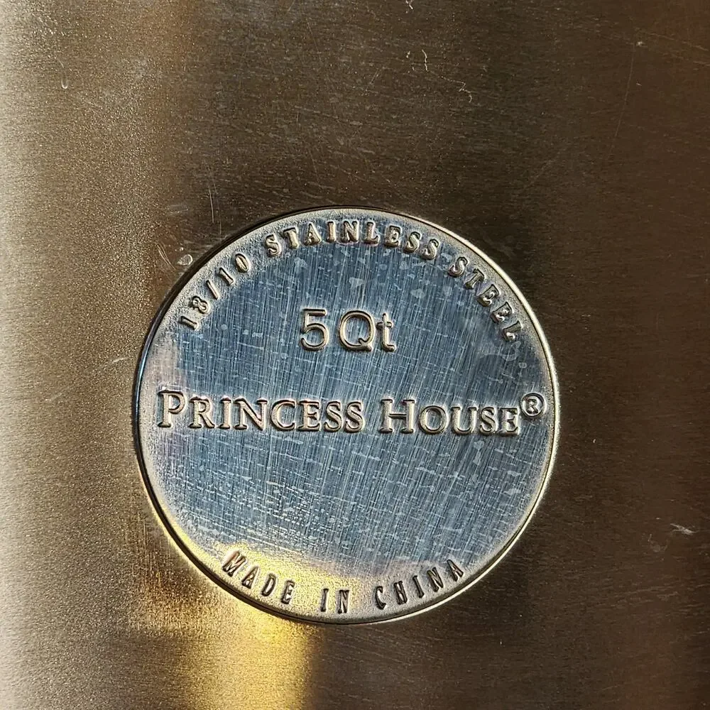 Princess House Stainless Steel 5-Qt. Oval Sauté Pan-NEW